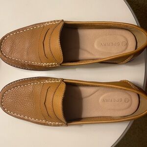 Sperry Tan Leather Loafers